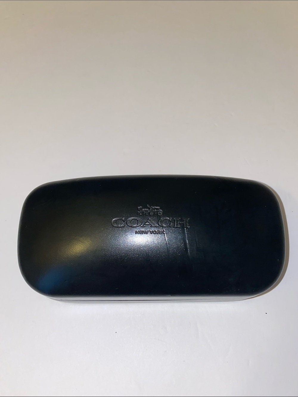 Coach New York Black Hard Shell Eyeglasses Case